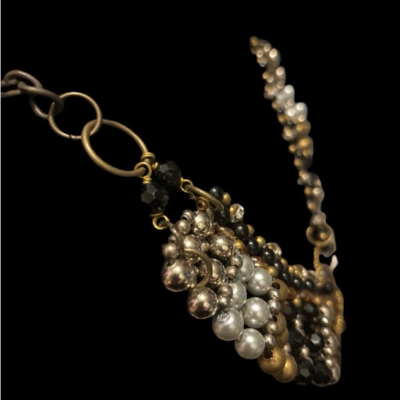 Anthropology Jewelry Pam Hiran Beaded Collar Necklace - Picture 6 of 10